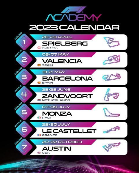 FIA divulga calendário de 23 corridas para 2023