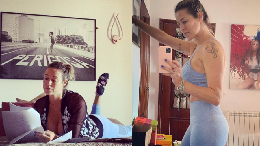 Luana  faz post em Instagram mostrando como está usando seu tempo