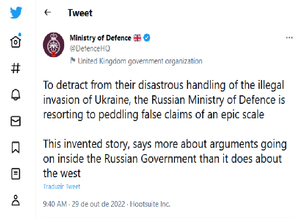 Ministry of Defence - Twitter