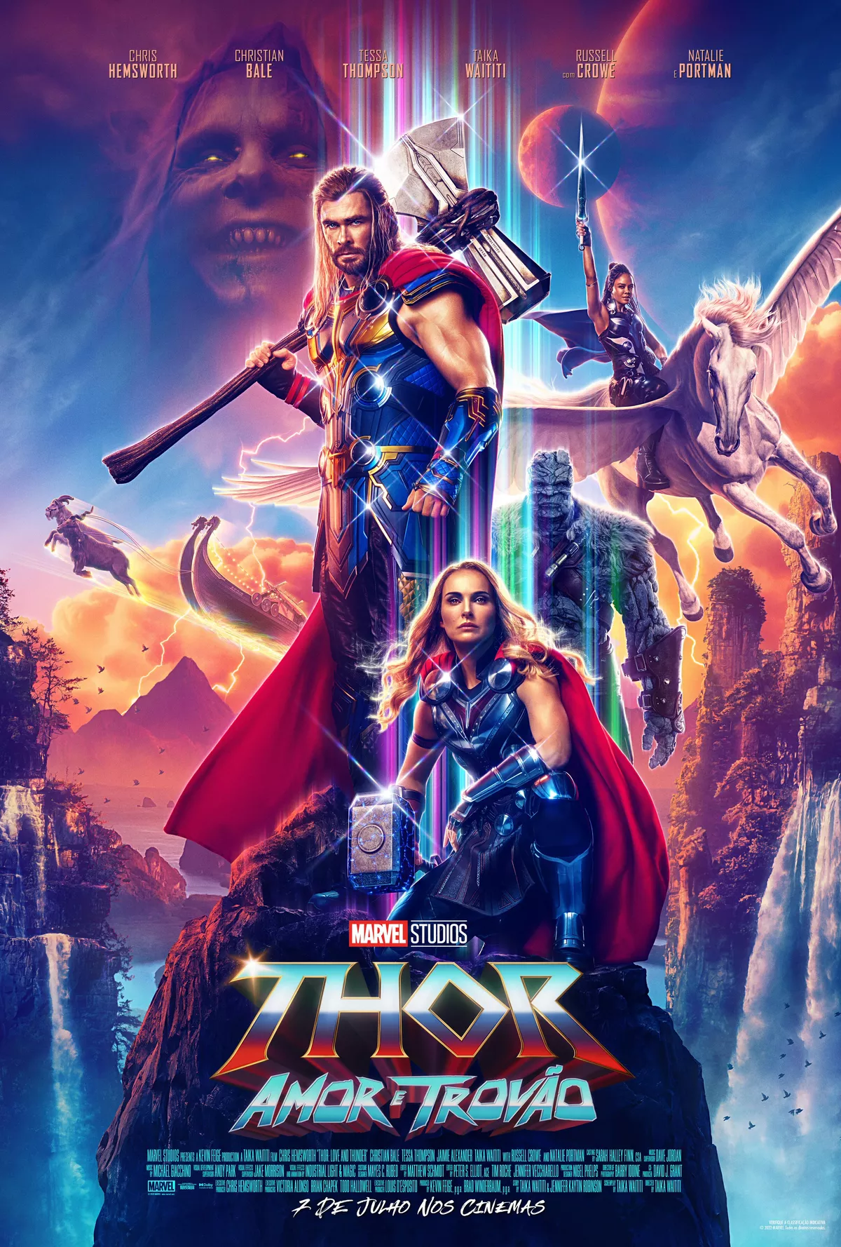 Thor: Amor e Trovão estreia no topo das bilheterias brasileiras e leva 2  milhões aos cinemas