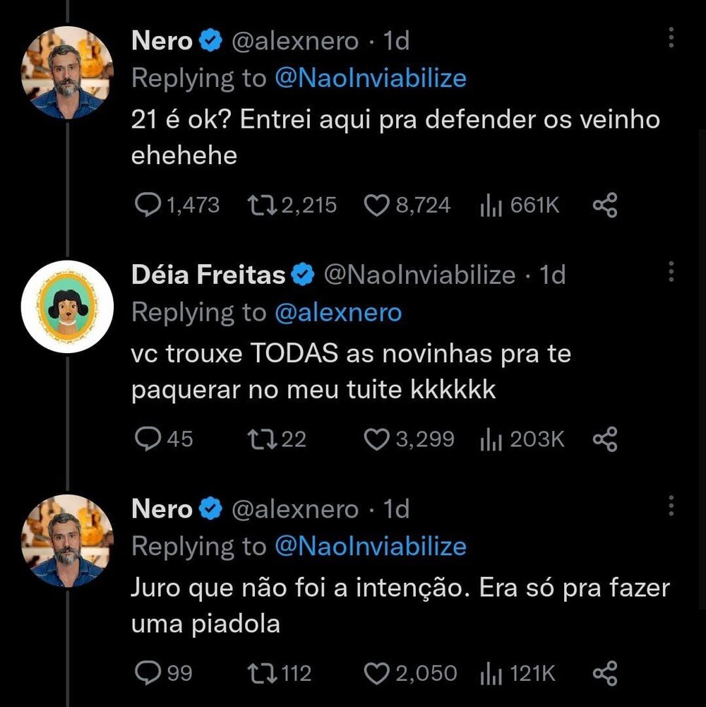 Alexandre Nero sai em defesa. Reprodução/Twitter