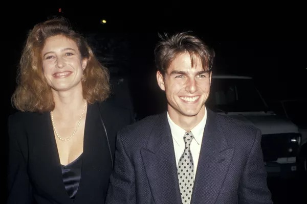 Tom Cruise e Mimi Rogers em 1987 (Foto: Getty Imagens) Lorena Bueri