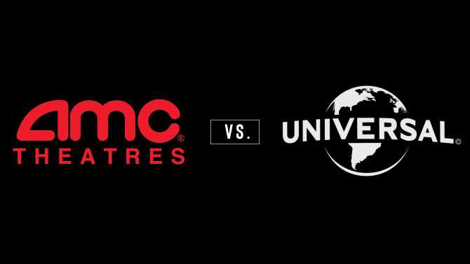 Logo da AMC e da Universal. (Foto: Reprodução / Indie Wire)