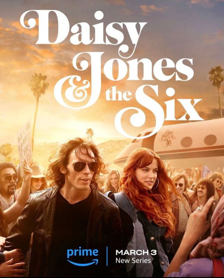 Flyer de divulgação de Daisy Jones & The Six