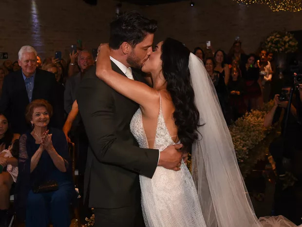 Miro Moreira e Liliane Lima se casam. (Andy Santana/AgNews)