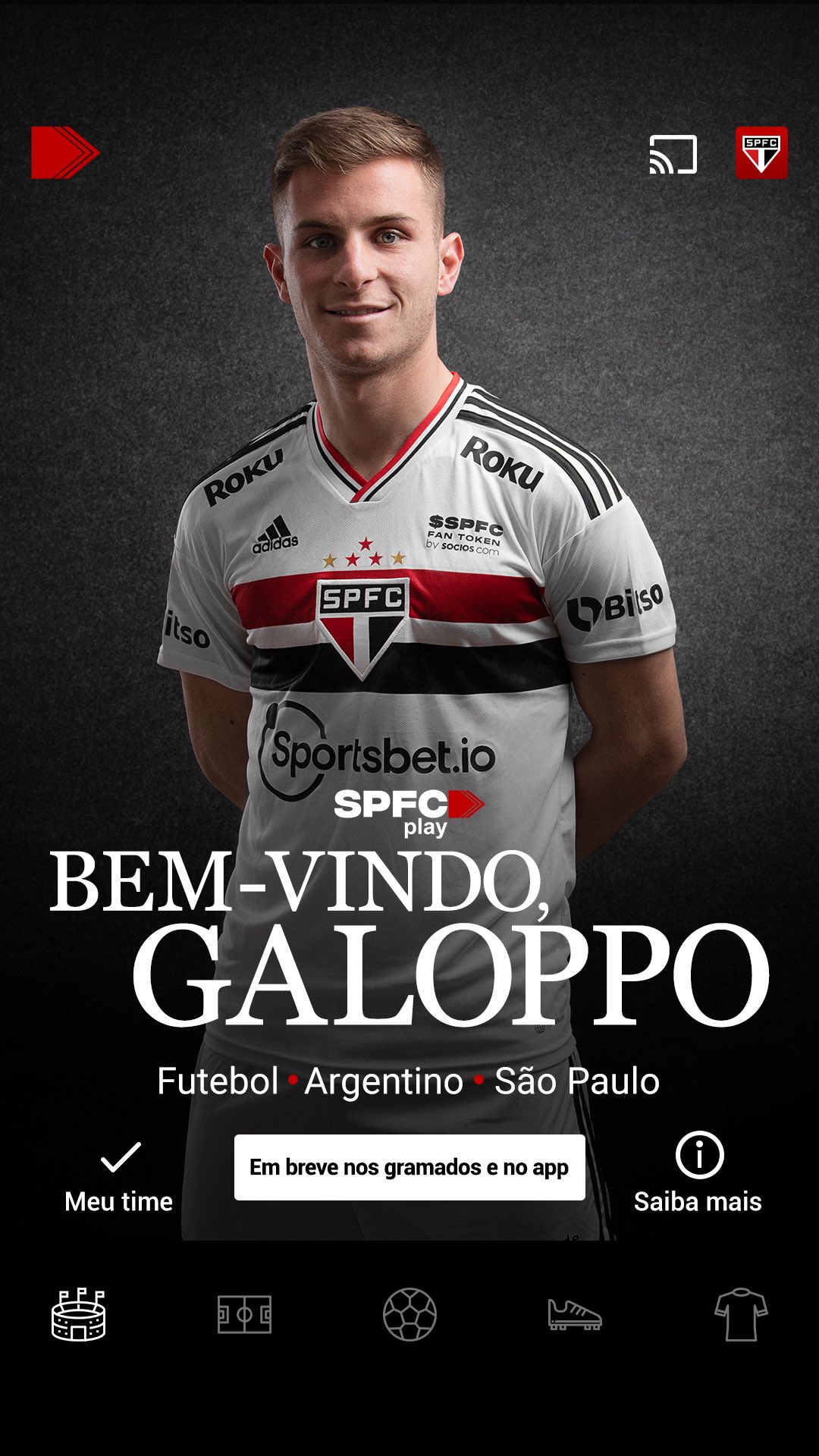 São Paulo anuncia contratação de Galoppo : r/futebol