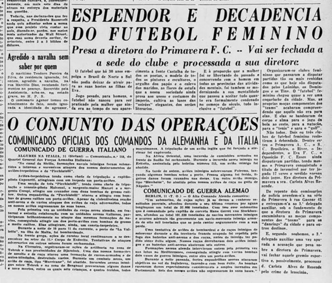 Quando o futebol era proibido para mulheres no Brasil - Folha PE