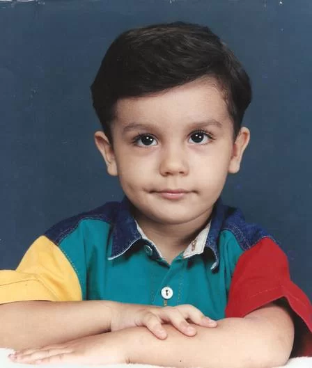 Luan Santana quando tinha 3 anos de idade. (Reprodução: Extra Globo)