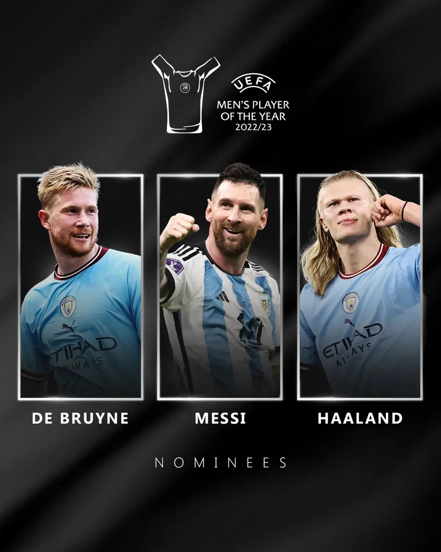 Prêmio de melhor jogador do ano da Uefa tem De Bruyne, Kanté e