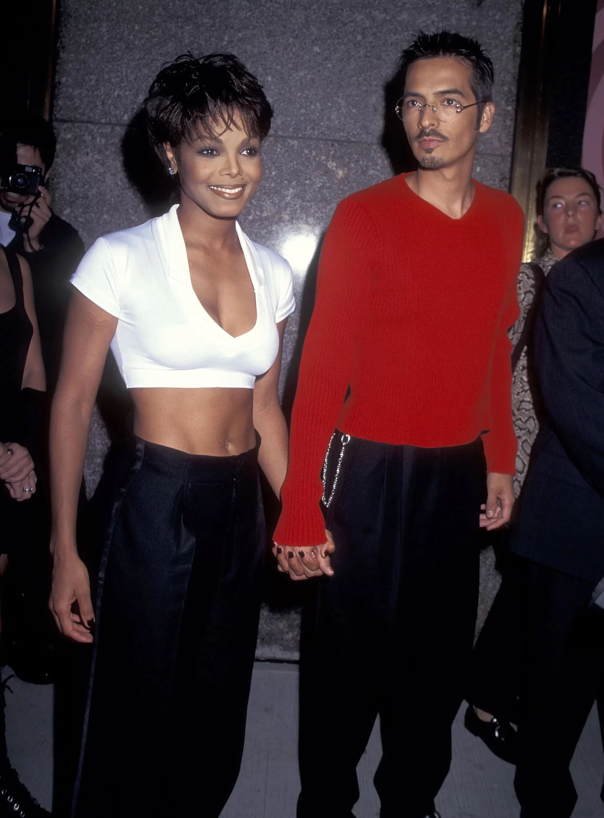 Janet Jackson e Rene Elizondo Jr. (Foto: Reprodução/Pop Sugar) Lorena Bueri