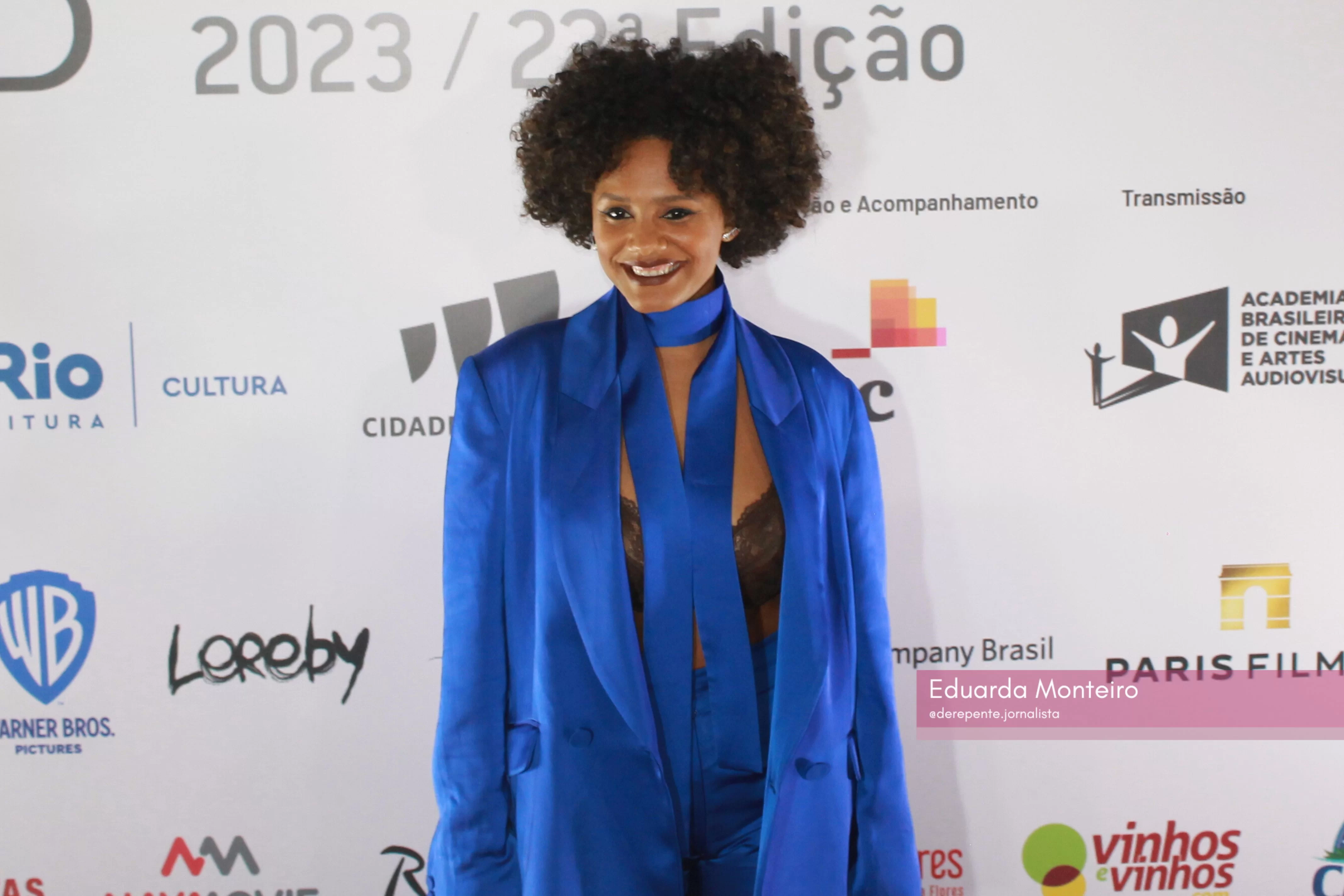 Jéssica Ellen no Grande Prêmio do Cinema Brasileiro (Foto: Eduarda Monteiro) Lorena Bueri