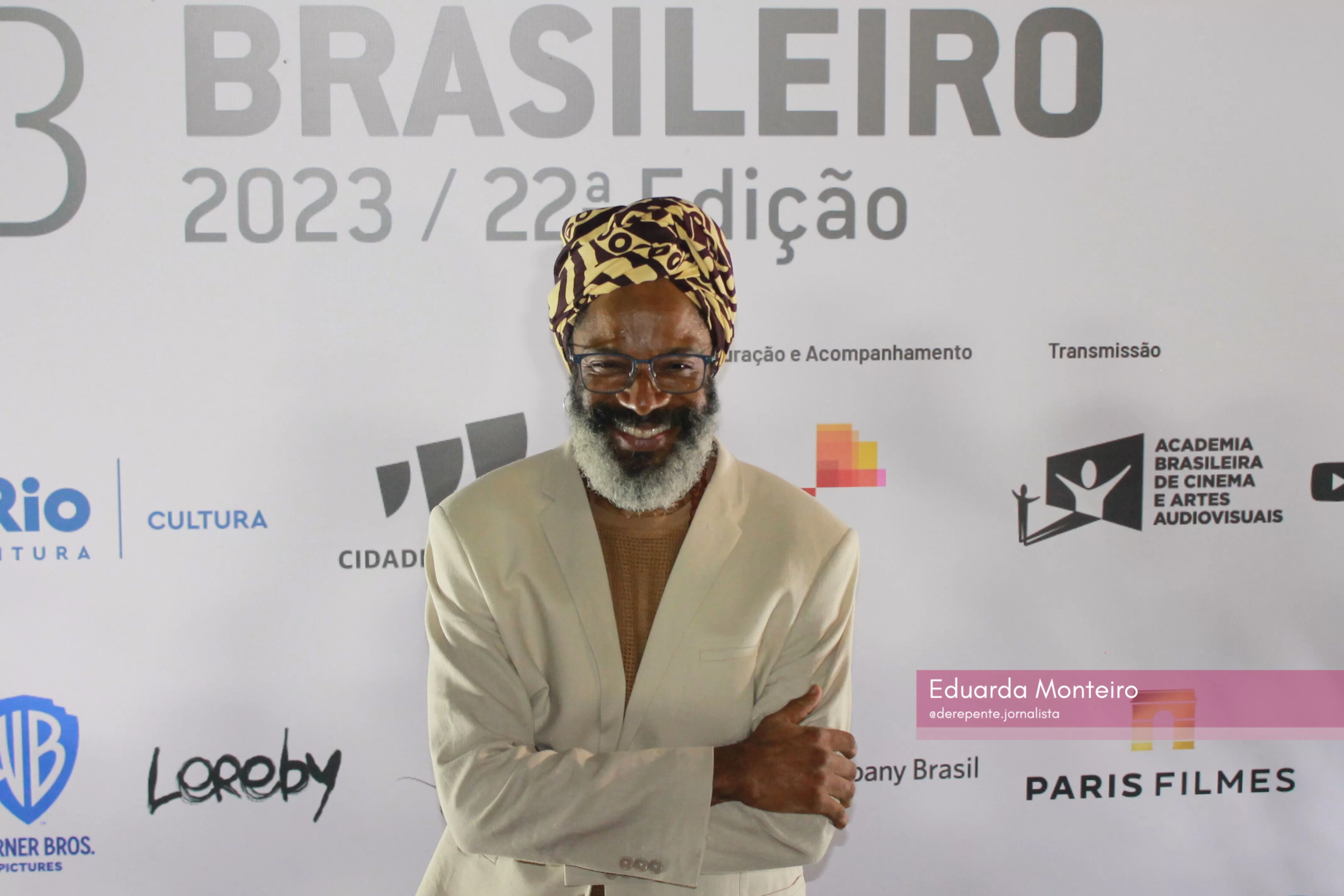 Flávio Bauraqui no Grande Prêmio do Cinema Brasileiro (Foto: Eduarda Monteiro) Lorena Bueri