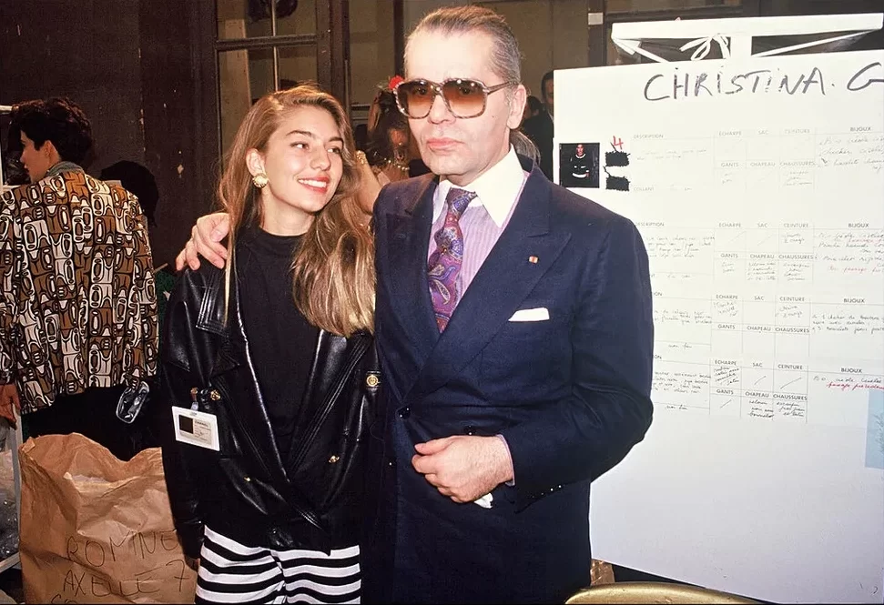 Sofia e karl em 1987 (Reprodução/Getty Images)