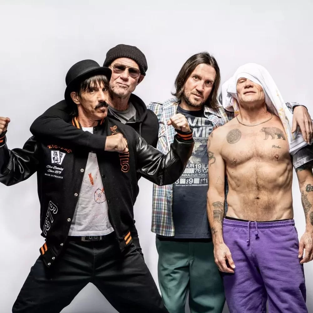 Banda Red Hot Chili Peppers em ensaio fotográfico (Foto: reprodução/Mariah Tauger/Los Angeles Times) Lorena Bueri