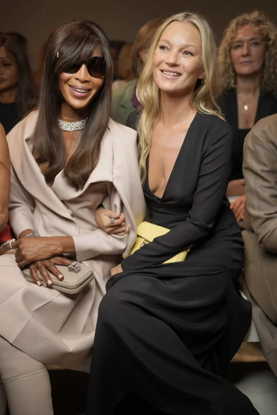 Foto: Naomi Campbell e Kate Moss no desfile da Fendi 