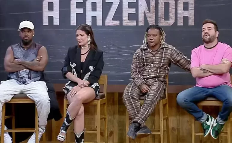 A Fazenda 15: Tonzão, Jaquelline, Laranjinha e Sander estão na 2ª roça da  edição