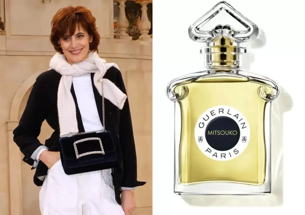 Ines de la Fressange e o Mitsouko da Guerlain (Foto: Reprodução/Getty Images/Vogue Globo) Lorena Bueri