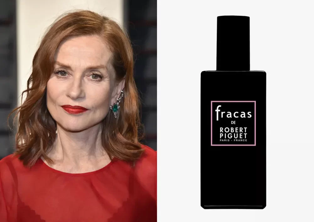 Isabelle Huppert e o Fracas de Robert Piguet (Foto: Reprodução/Getty Images/Vogue Globo) Lorena Bueri