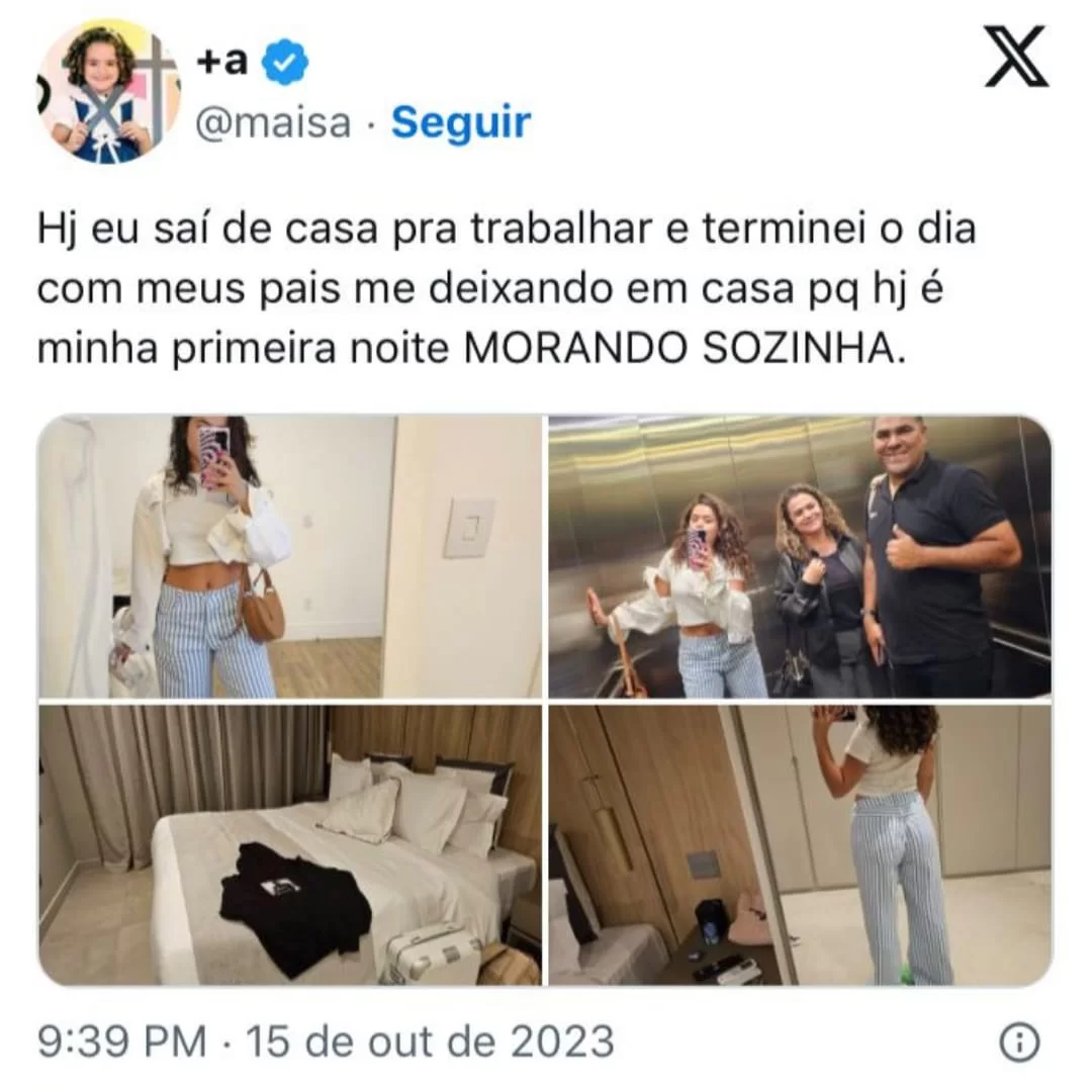 Primeiro dia da Maisa morando sozinha