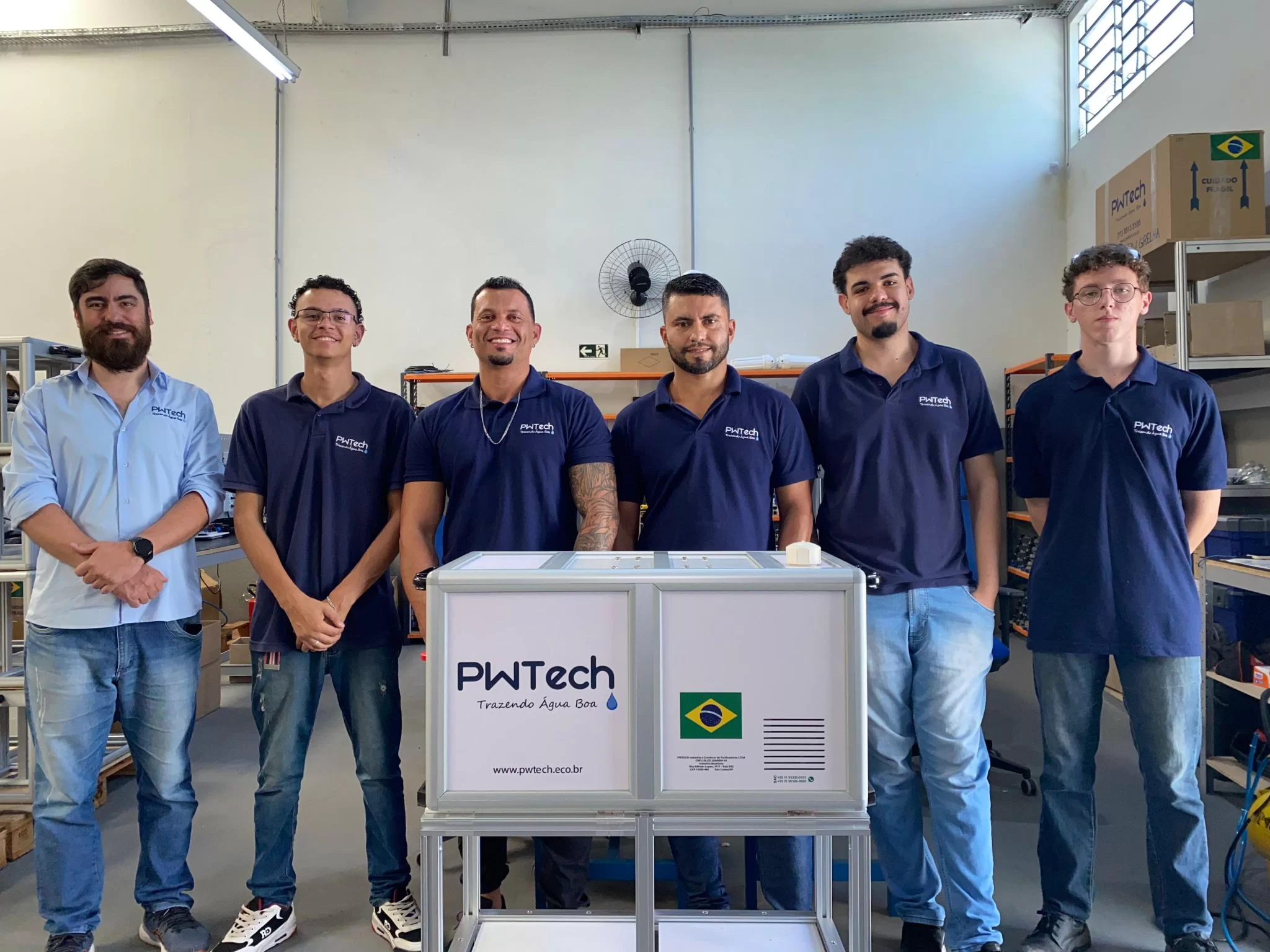 Purificadores de água PW5660 da PWTech foram enviados para a Faixa de Gaza