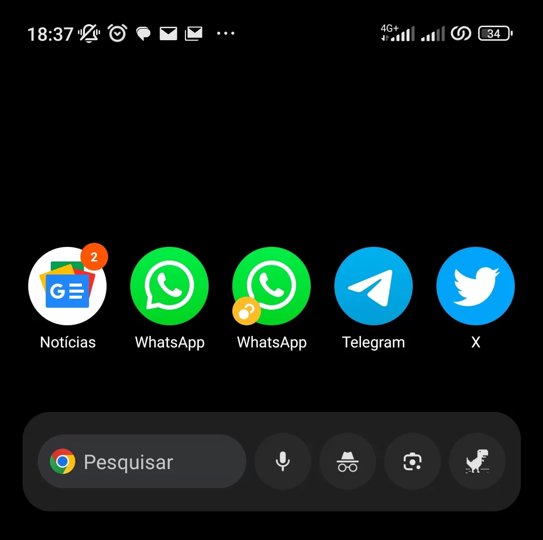 Uma alternativa até o novo recurso era usar o Dual Apps no Xiaomi ou o Dual Messenger no Samsung