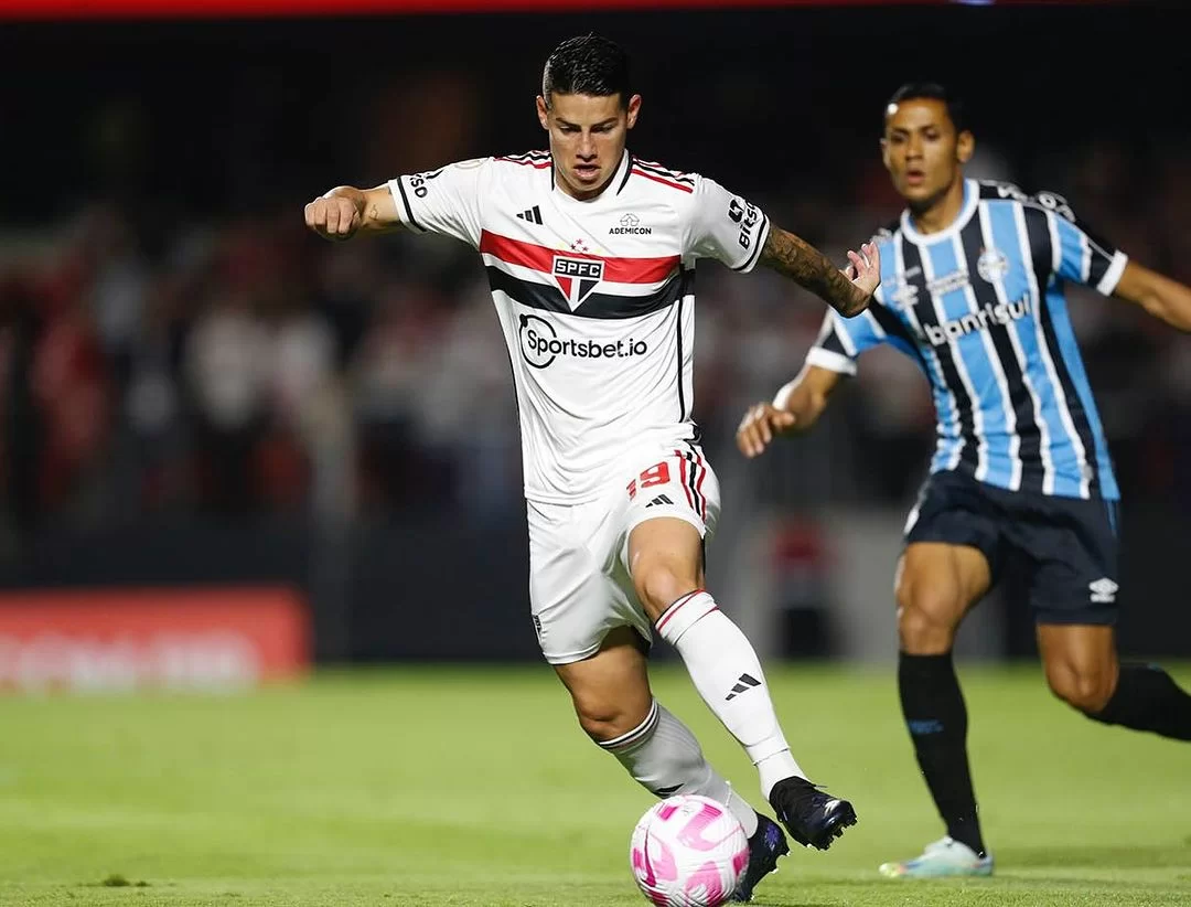 São Paulo derrota Grêmio sem dificuldade em jogo com destaque para James  Rodríguez