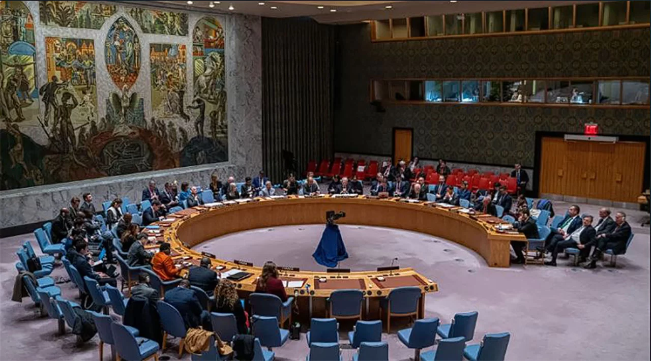 Reunião no Plenário do Conselho de Segurança da ONU