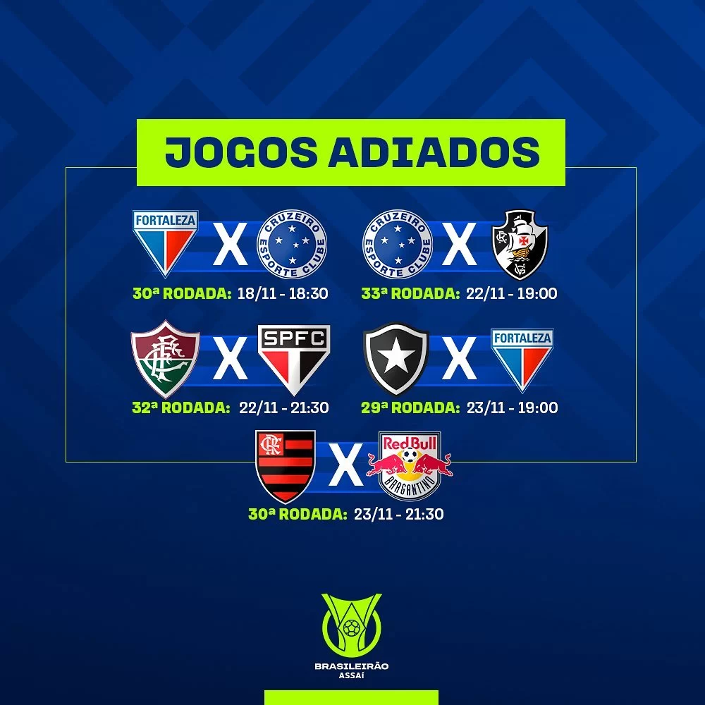 CBF muda horário de jogos do Brasileirão dos finalistas da Libertadores