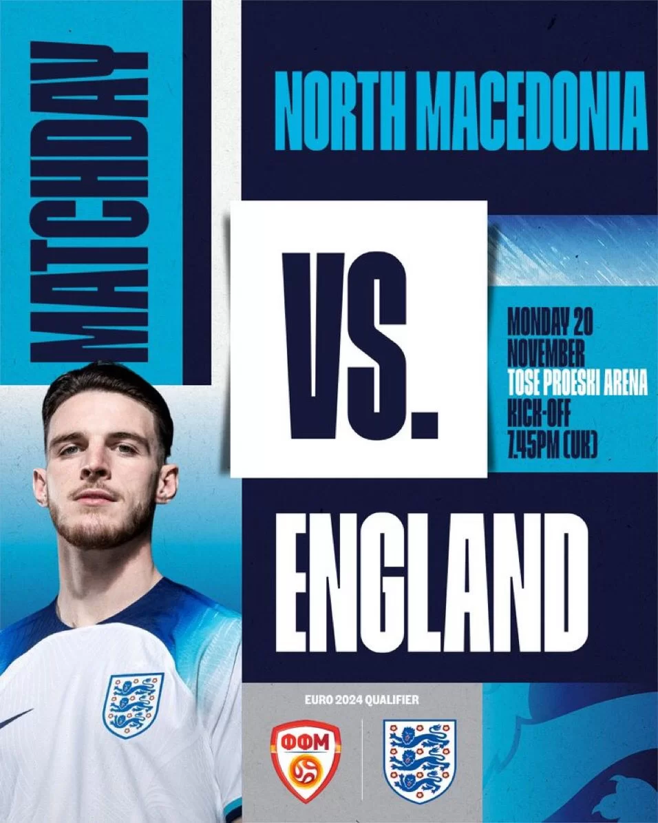 Inglaterra x Macedônia do Norte: onde assistir, horário e escalação das  equipes