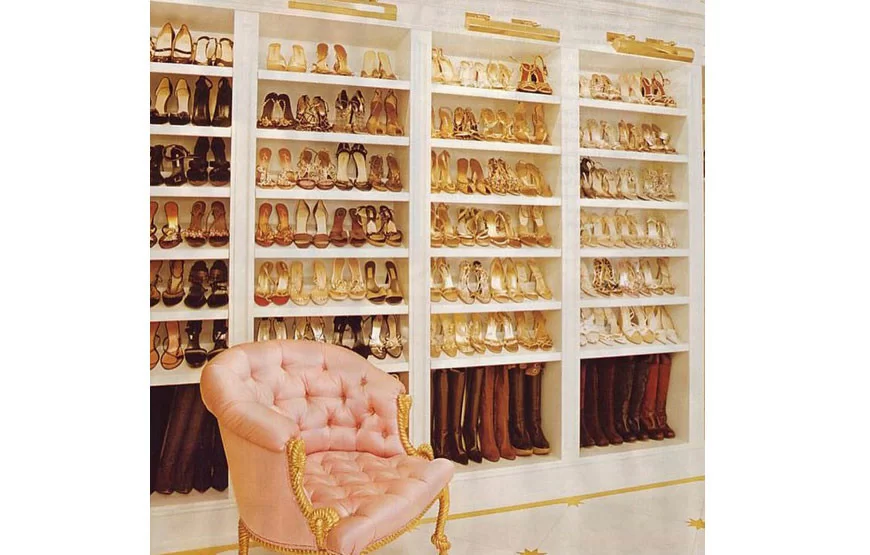 Coleção de sapatos da Mariah. (Foto: Reprodução/CARAS)