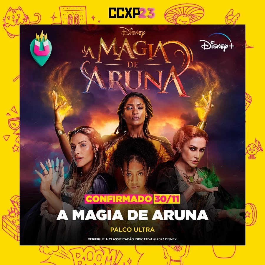 A Magia de Aruna (Foto: reprodução/X/CCXP Lorena Bueri