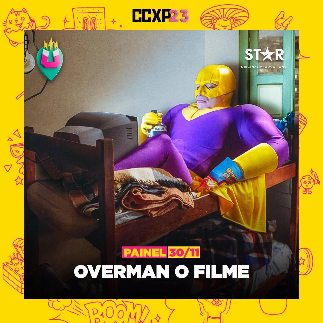 Overman (Foto: reprodução/X/CCXP) Lorena Bueri