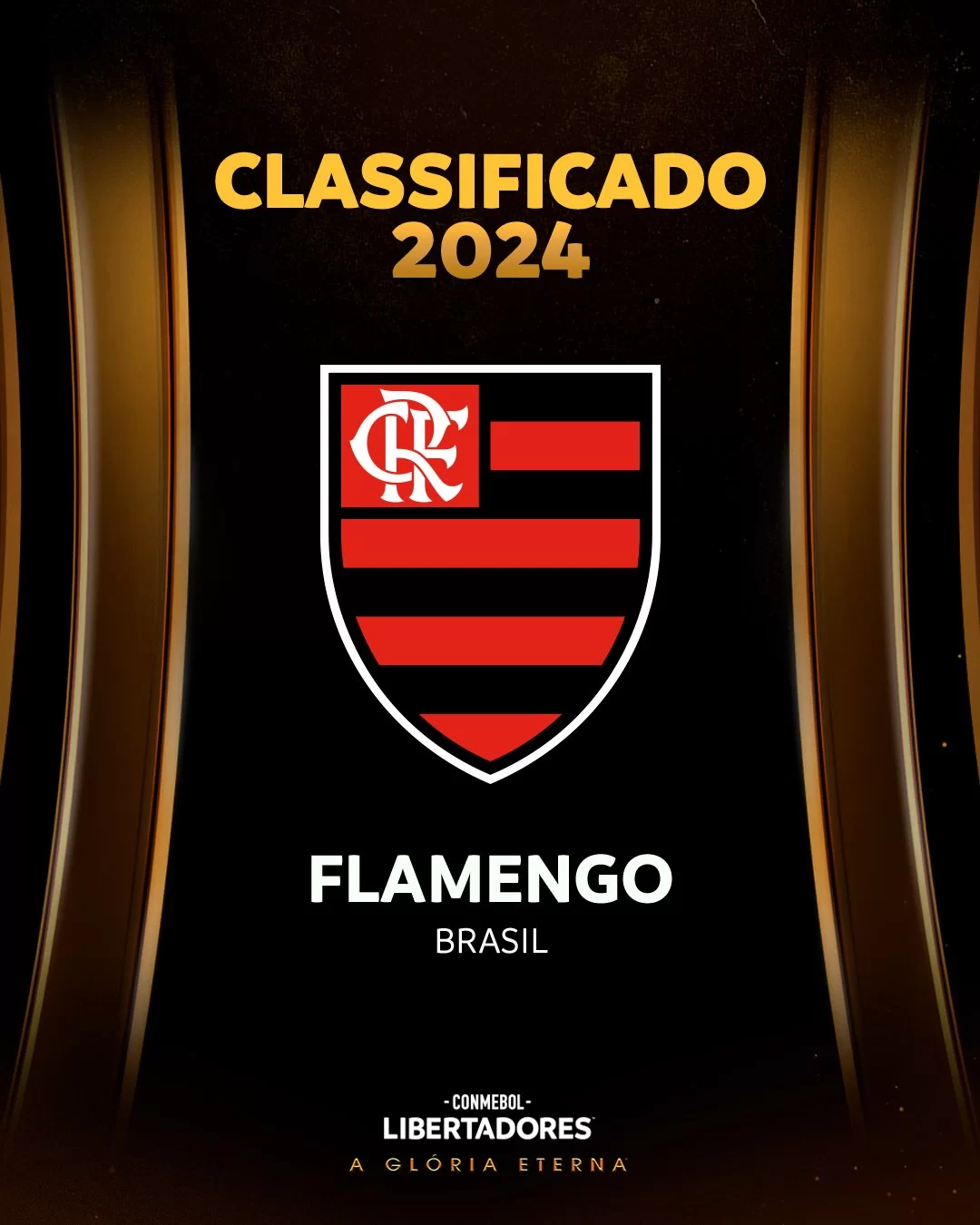Flamengo garante participação na Libertadores 2024