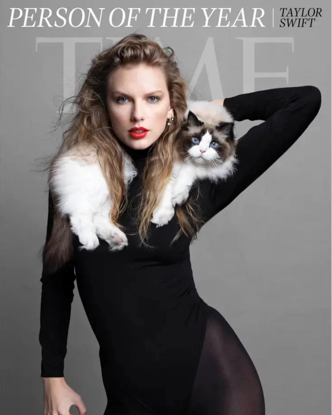 Taylor Swift para a capa da revista Time. 
