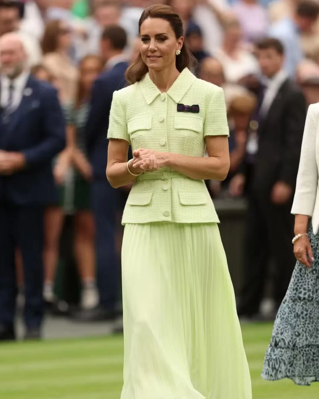 Kate em Wimbledon, julho de 2023 (Foto: reprodução/Getty Images/Vogue) Lorena Bueri