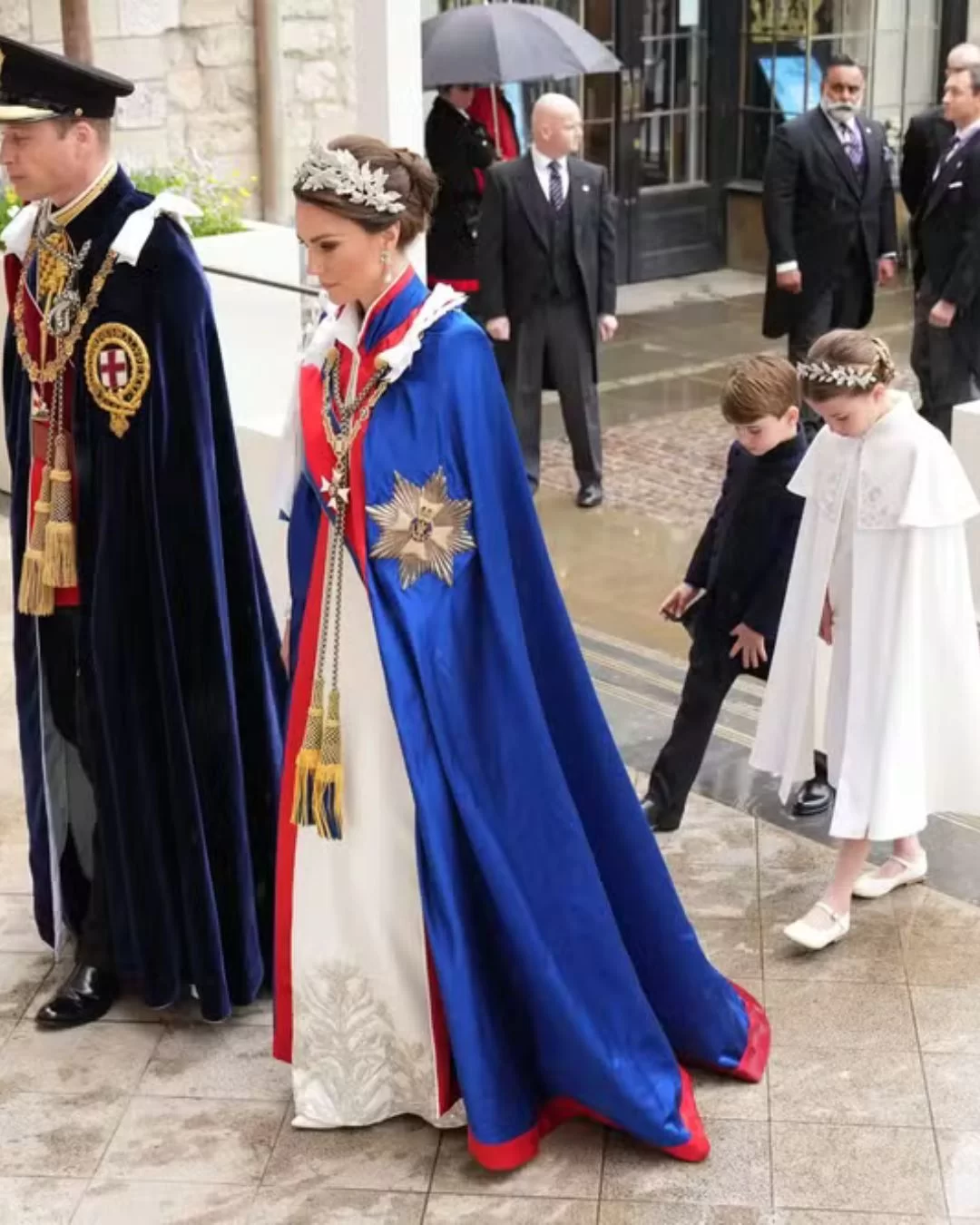 Kate durante a coroação do Rei Charles III, maio de 2023 (Foto: reprodução/Getty Images/Vogue) Lorena Bueri