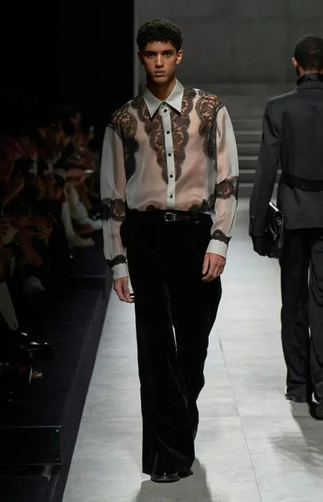 Coleção masculina da Dolce & Gabbana Inverno 2024/25 (Foto: reprodução/L'OFFICIEL) Lorena Bueri