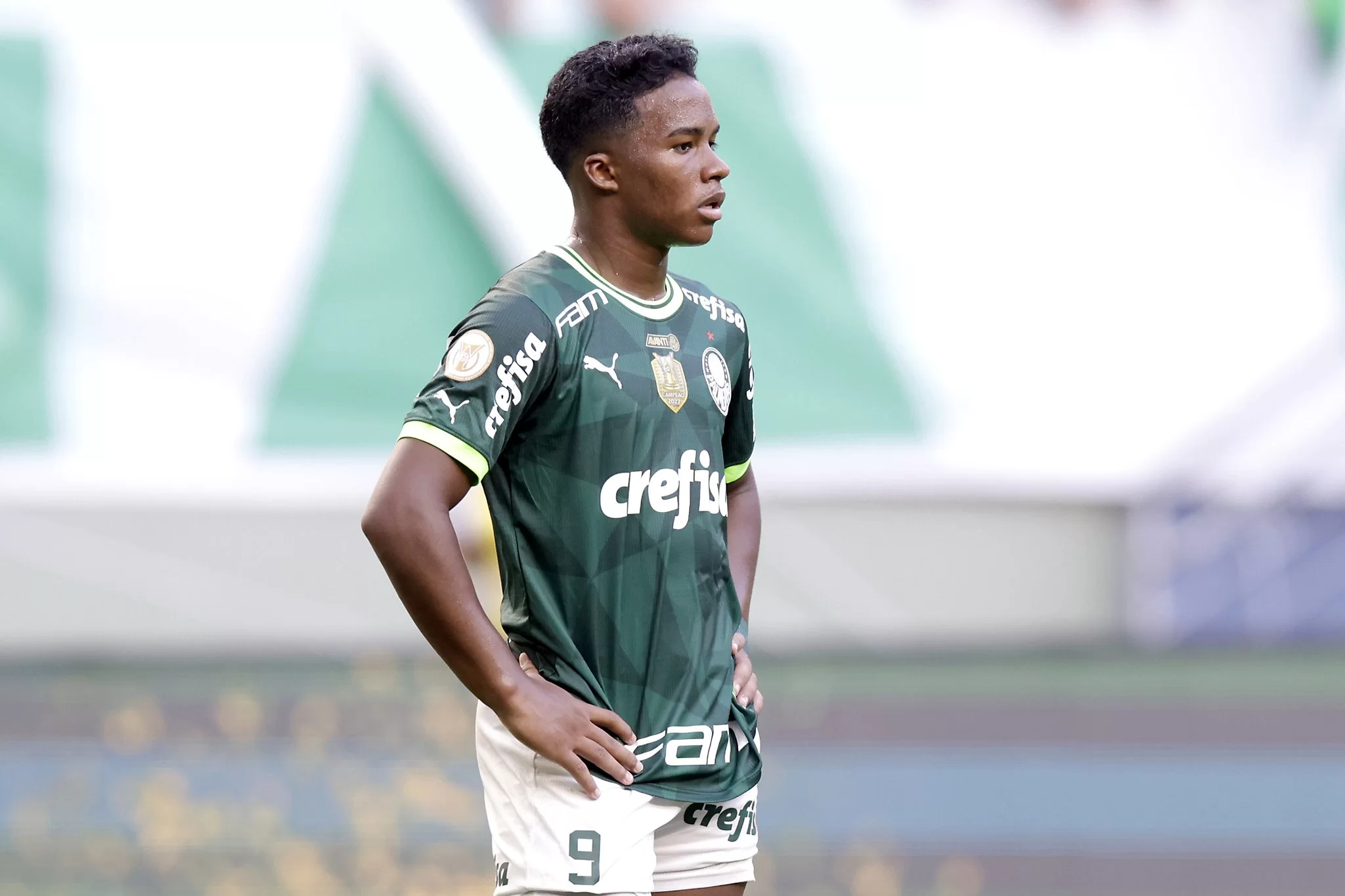 Atacante Endrick do Palmeiras