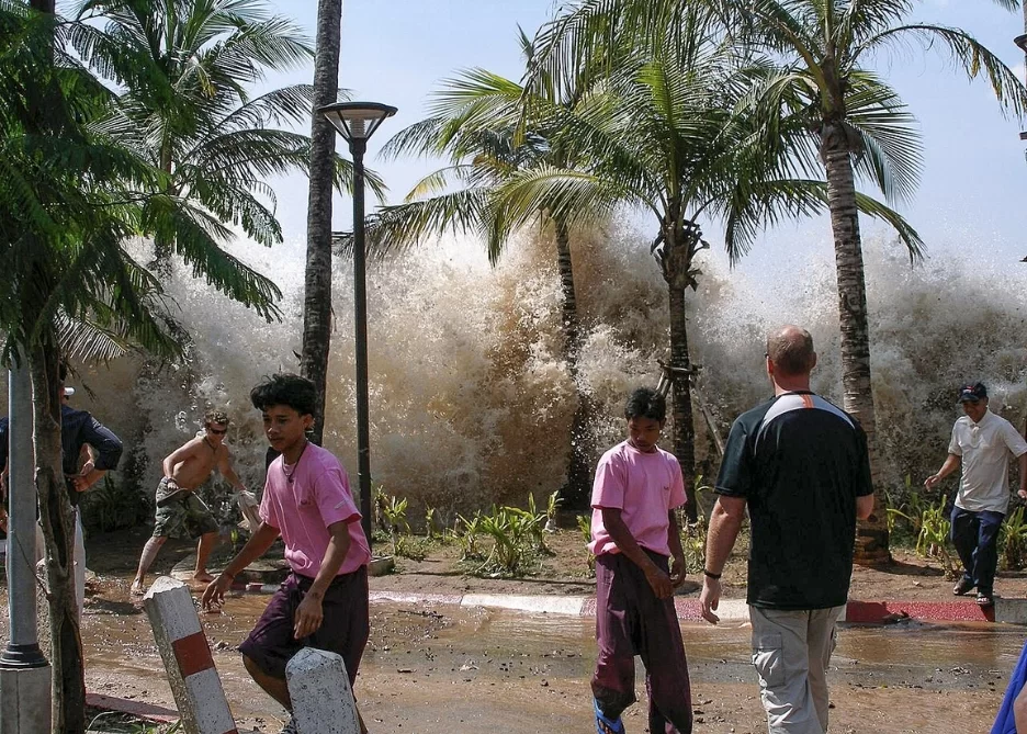 Registros do Tsunami de 2004 (Foto: reprodução/Wikimedia Commons) Lorena Bueri