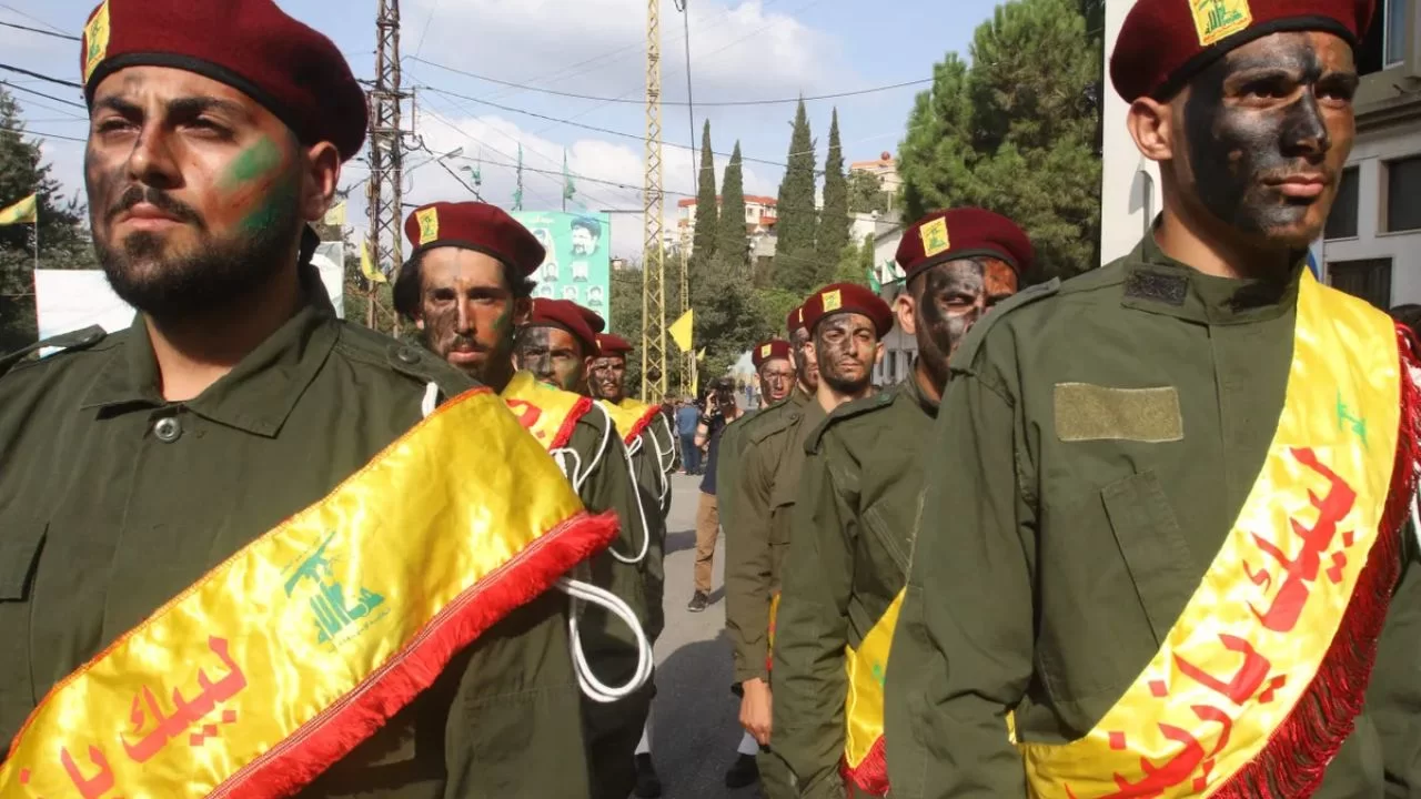 Membros do Hezbollah.