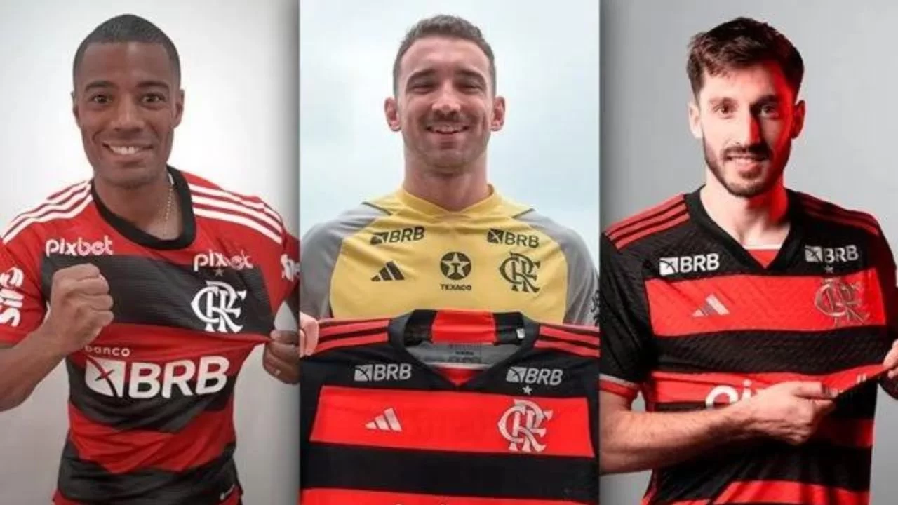Os três primeiros reforços do Flamengo para 2024