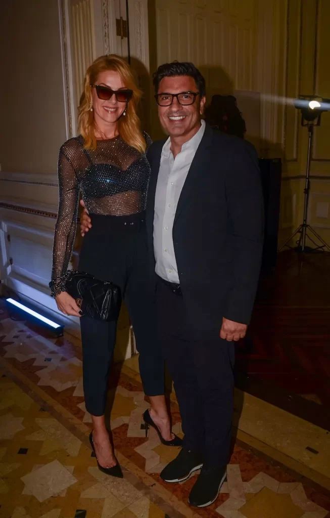 Ana Hickmann e Edu Guedes em evento em São Paulo