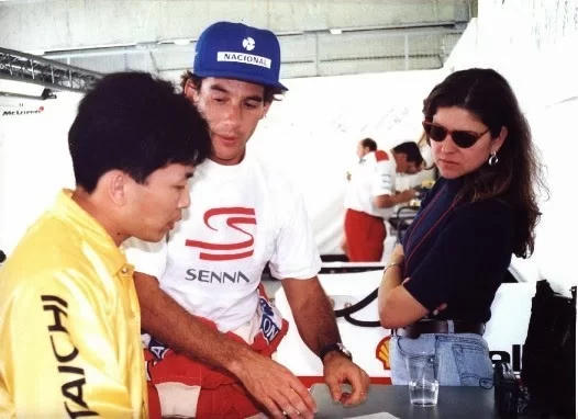 Ayrton Senna e Betise Assumpção