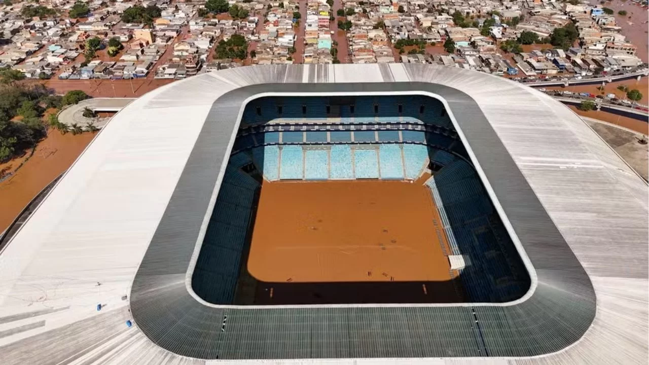 Arena do Grêmio enchente