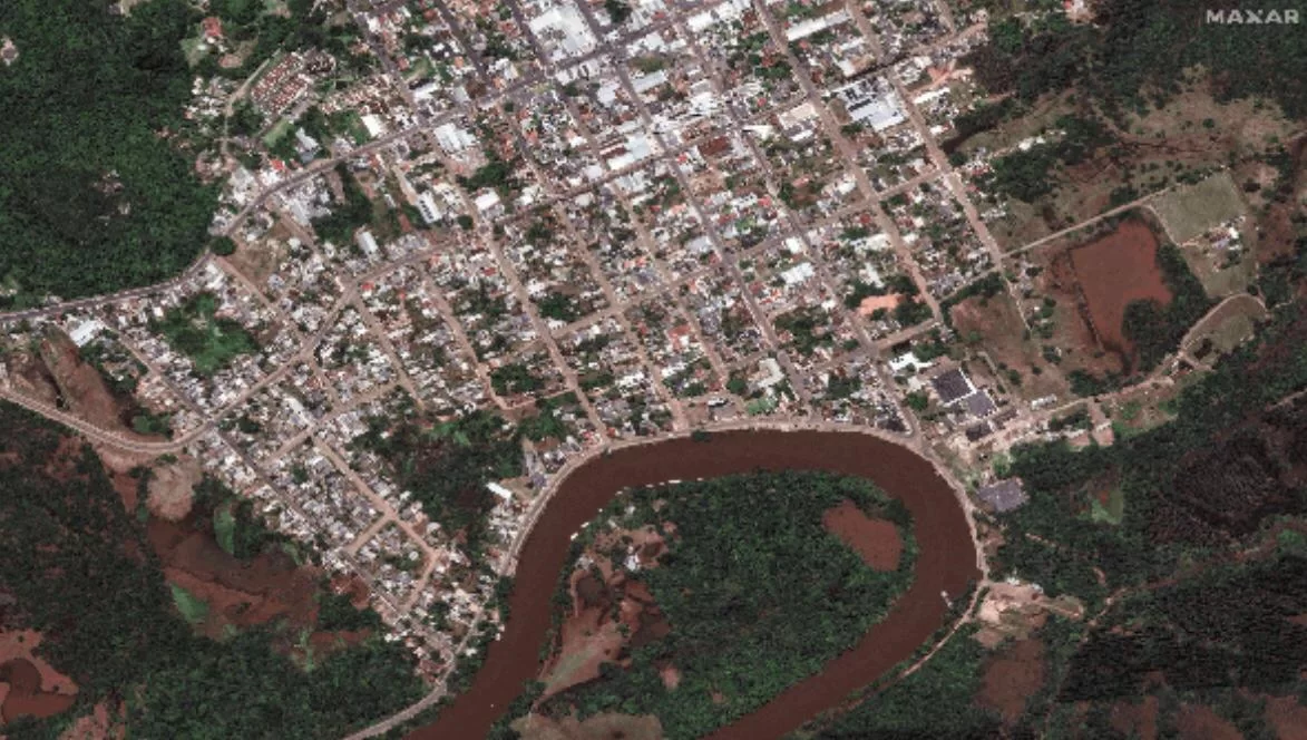 Imagens De Satélite Mostram Devastação No Território Do Rio Grande Do Sul 