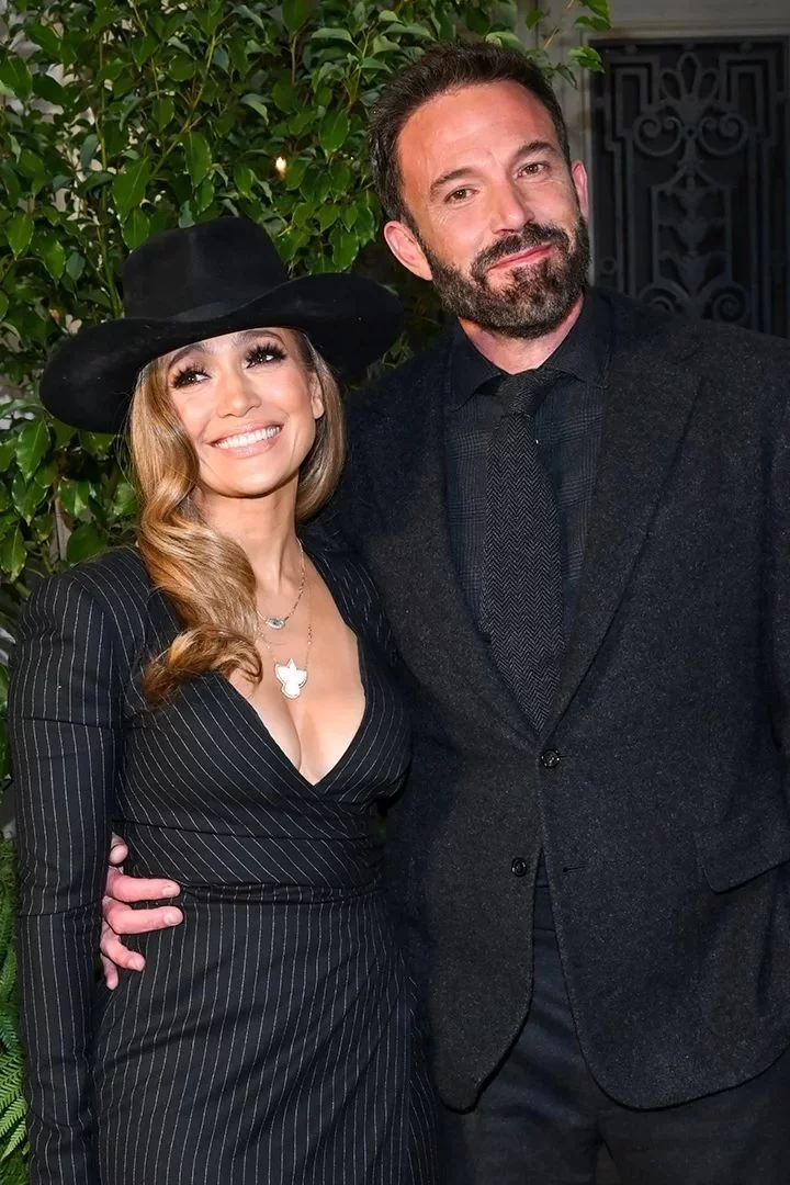 Jennifer Lopez e Ben Affleck no desfile de Ralph Lauren