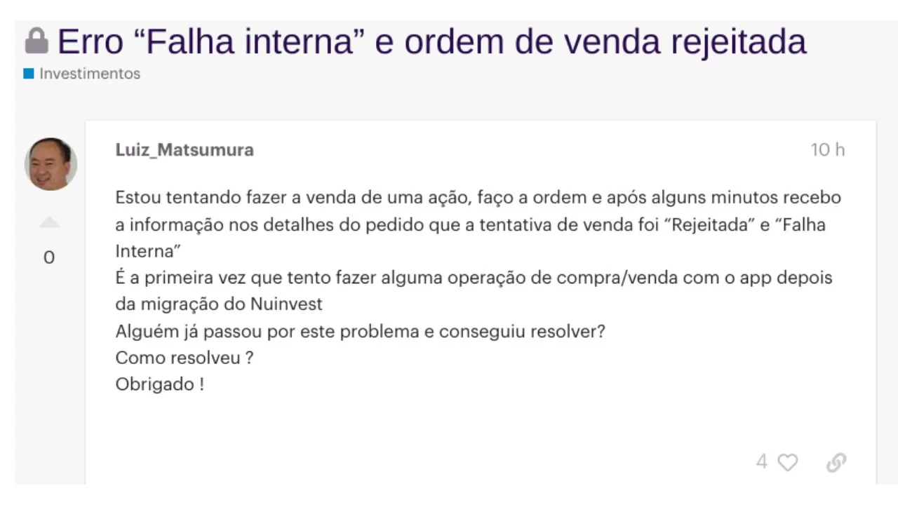 2 reclamação Nubank