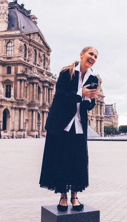 Céline Dion em Paris (Foto: Reprodução/Instagram/@celinedion) Lorena Bueri