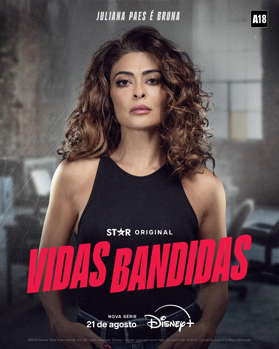 Juliana Paes interpreta Bruna (Reprodução/X/@DisneyPlusBR) Lorena Bueri