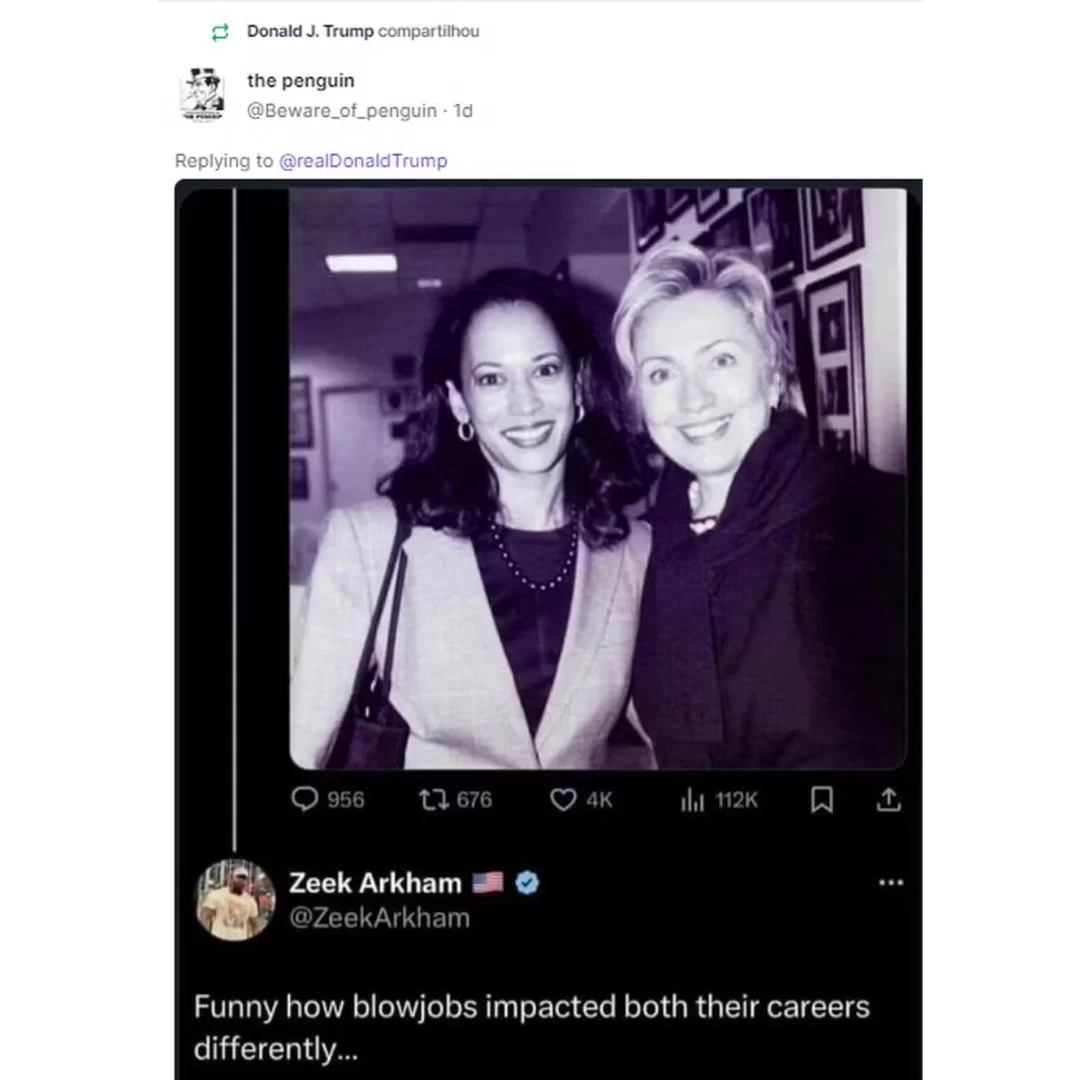 Kamala Harris e Hillary Clinton